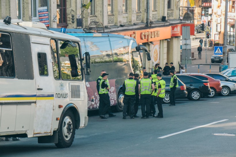 В Киеве прошел Марш трудящихся под пристальным вниманием силовиков (ФОТО, ВИДЕО)
