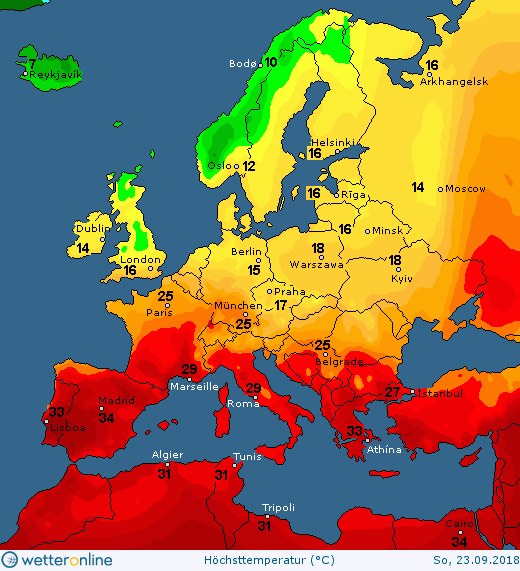 Синоптик:  В пятницу в Украине будет сухо, солнечно и тепло (КАРТА)