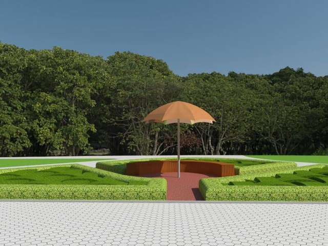 В столичном парке поставили зонты для романтиков (ФОТО)
