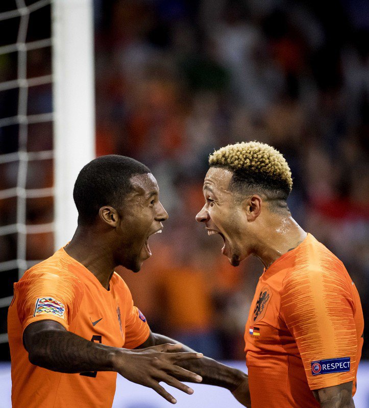 Сборные Голландии и Германии сыграли боевой матч в Лиге Наций (видео)