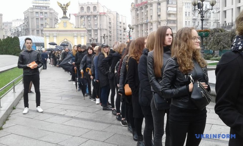 В Киеве проходит Всемирная акция против торговли людьми