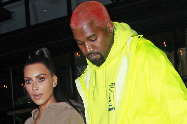 Забыть о пожарах: Ким Кардашьян и Канье Уэст устроили семейный ужин