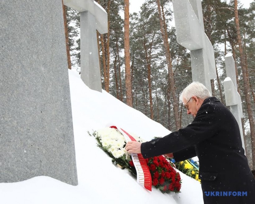 Климкин и Чапутович почтили память жертв НКВД в Быковне