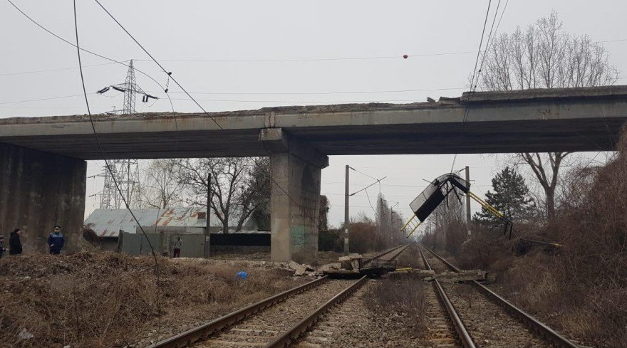 	В Румынии обрушился мост: заблокировано железнодорожное сообщение с Молдовой