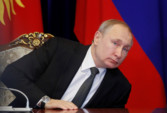 	Визит Путина в Кыргызстан вызвал протест