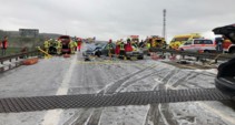 	Масштабное ДТП в Германии: из-за града столкнулись 50 машин
