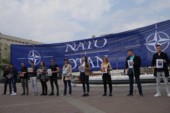 	Пророссийские провокаторы сожгли в столице Черногории флаг НАТО