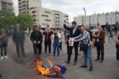 	Пророссийские провокаторы сожгли в столице Черногории флаг НАТО