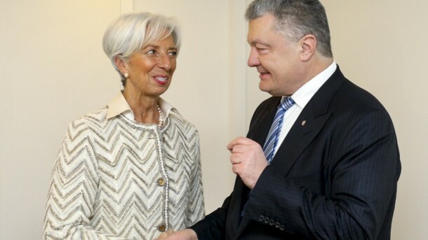  Порошенко созвонился с Лагард: за что директор МВФ хвалила Украину