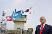 	Трамп прибыл на границу двух Корей и ожидает встречи с Ким Чен Ыном