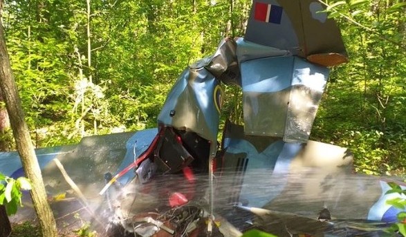 В Польше разбился самолет времен Второй мировой войны В Польше разбился самолет времен Второй мировой войны