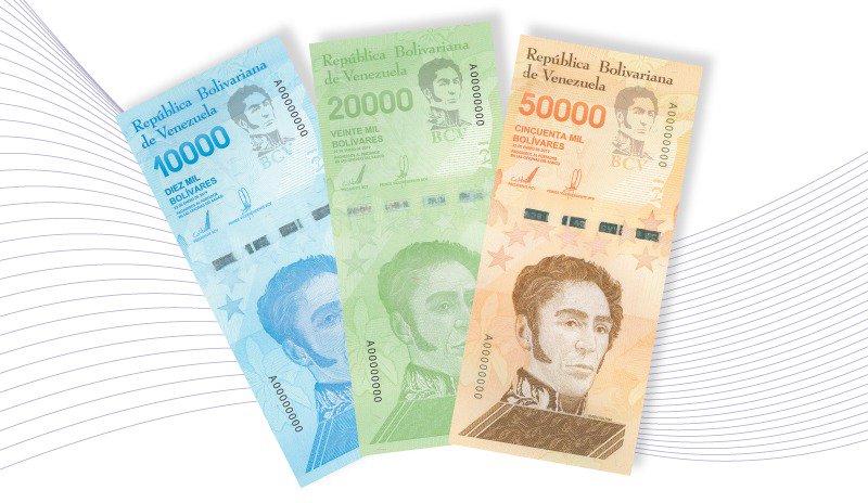 	В Венесуэле ввели банкноту номиналом 50 тысяч боливаров