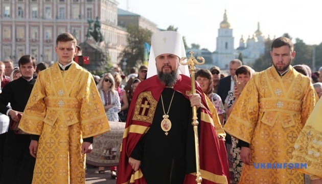 В Софии Киевской — литургия ко Дню крещения Руси-Украины