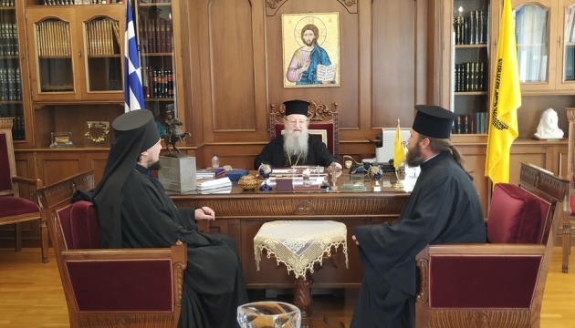 Официальная делегация ПЦУ совершила визит в Грецию