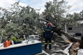 	Смертельный шторм на греческом курорте: жуткие фото и видео последствий