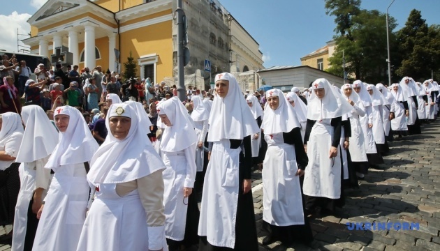 В Киеве завершился крестный ход УПЦ МП