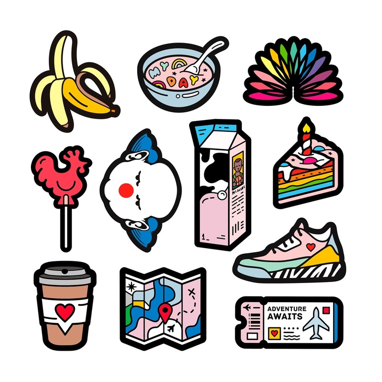 Наклейки сложной формы в Одессе