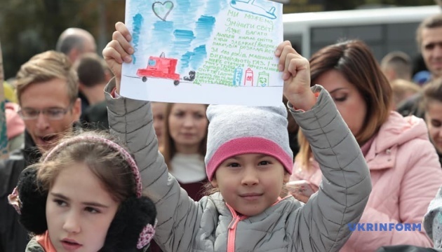 Участники Климатического марша передали письмо Зеленскому