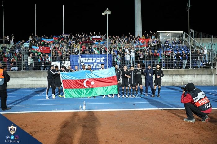 В матче Лиги Европы команда покинула поле из-за появившегося над ареной флага Нагорного Карабаха (фото)