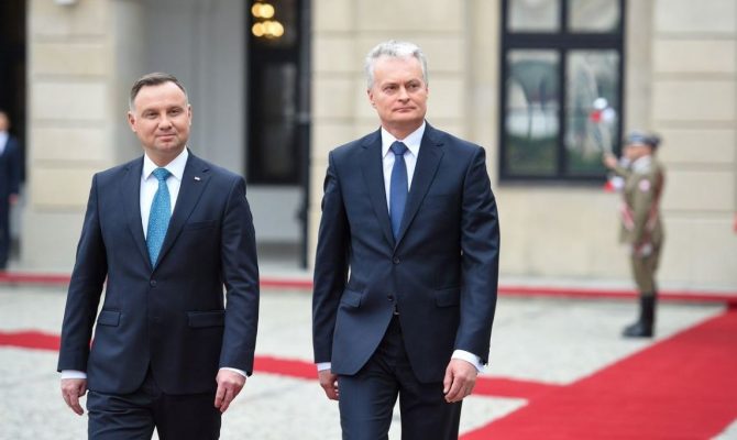 Президенты Польши и Литвы
