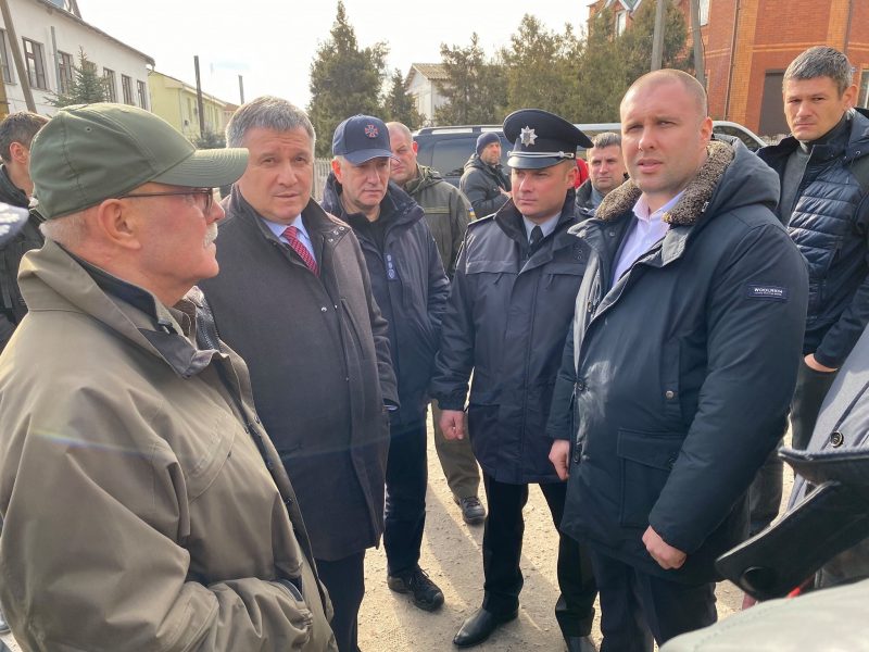 Арсен Аваков в Новых Санжарах