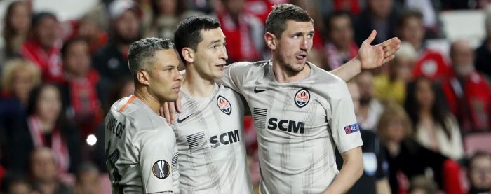 «Бенфика» повержена, «Шахтер» в 1/8 финала лиги Европы