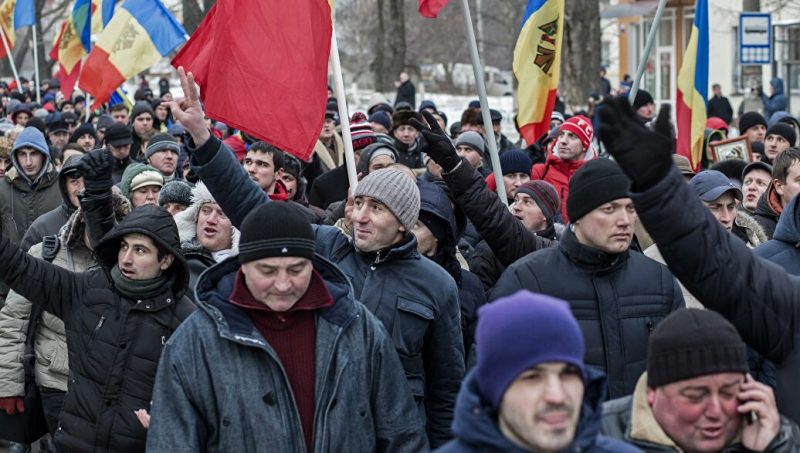 Протест в Молдове