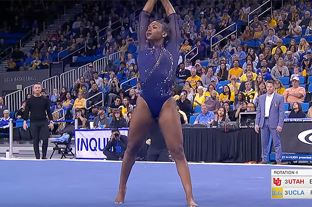 Выступление гимнастки Ниа Деннис под песни Бейонсе стало вирусным в соцсети