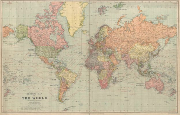 Карта 1922 года.