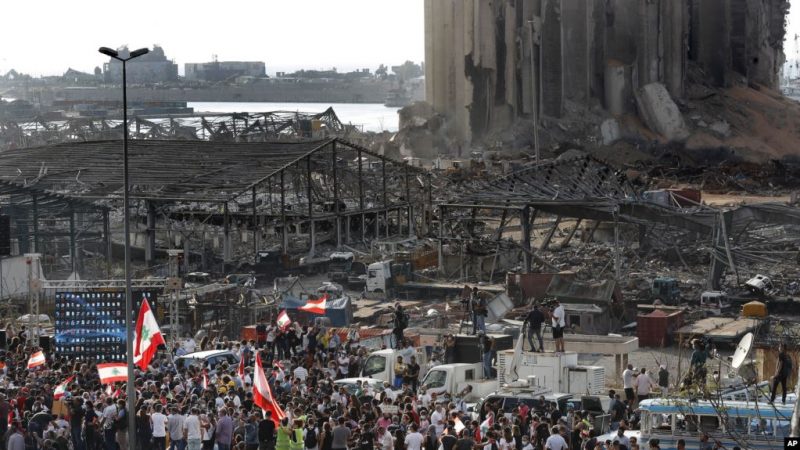 Взрыв в порту Бейрута