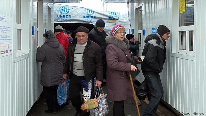 жители оккупированных территорий Донбасса 