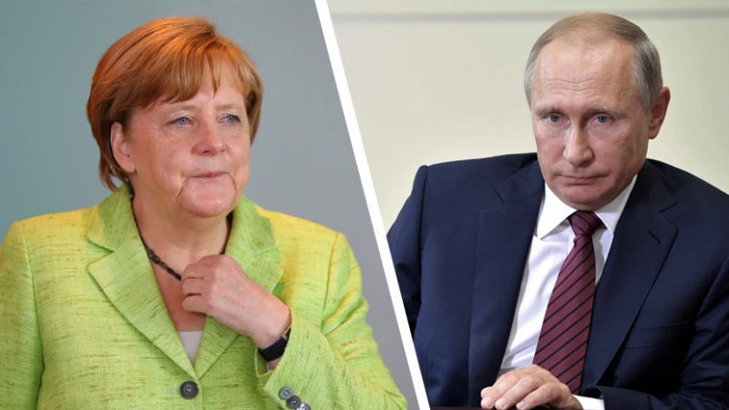 Меркель и Путин