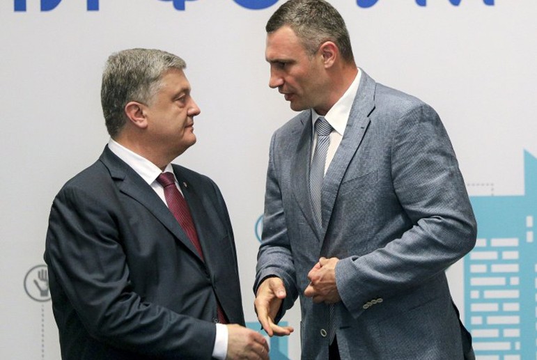 Порошенко и Кличко