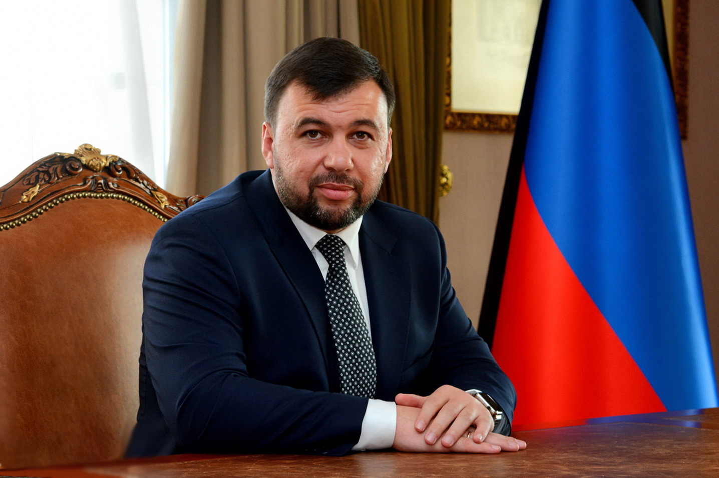 Сайт пушилина. "Denis pushilin"+Donetsk. Глава ДНР Пушилин.