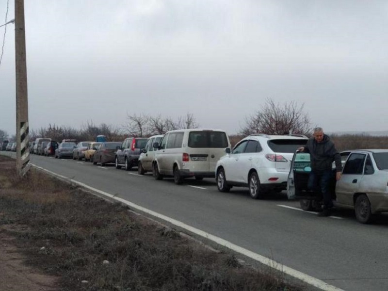 Ситуация на КПВВ.