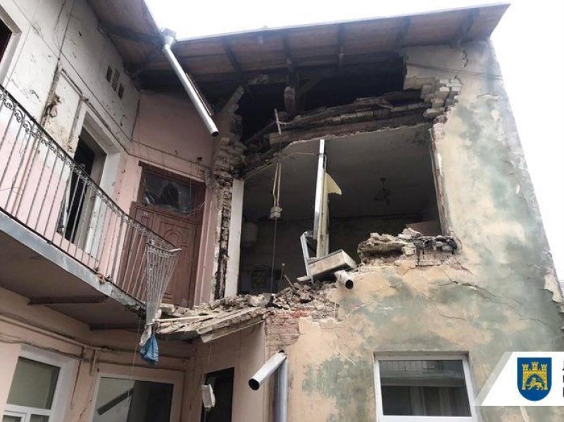 Взрыв газа в жилом доме во Львове