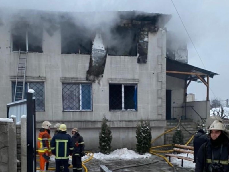 Пожар в харьковском доме престарелых