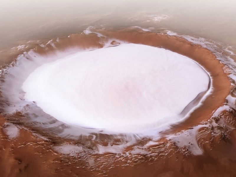Лед на Марсе