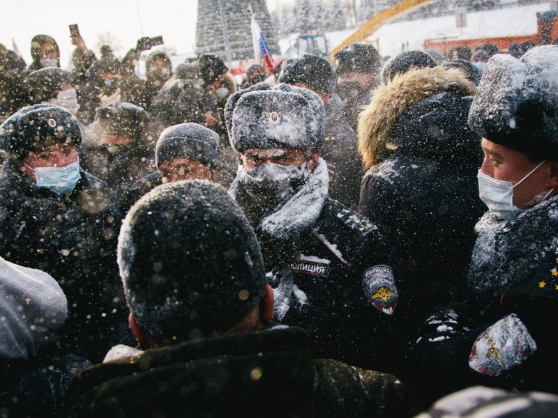 Протесты в России