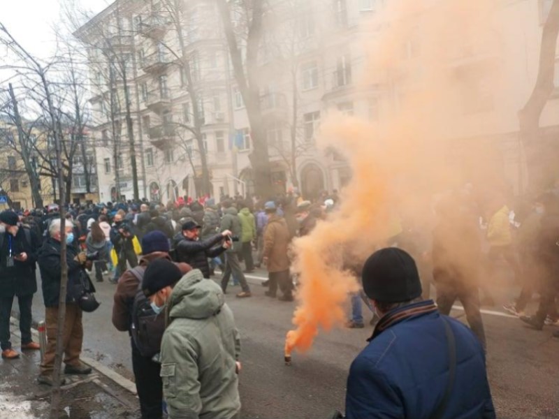 Протесты в поддержку Стерненко