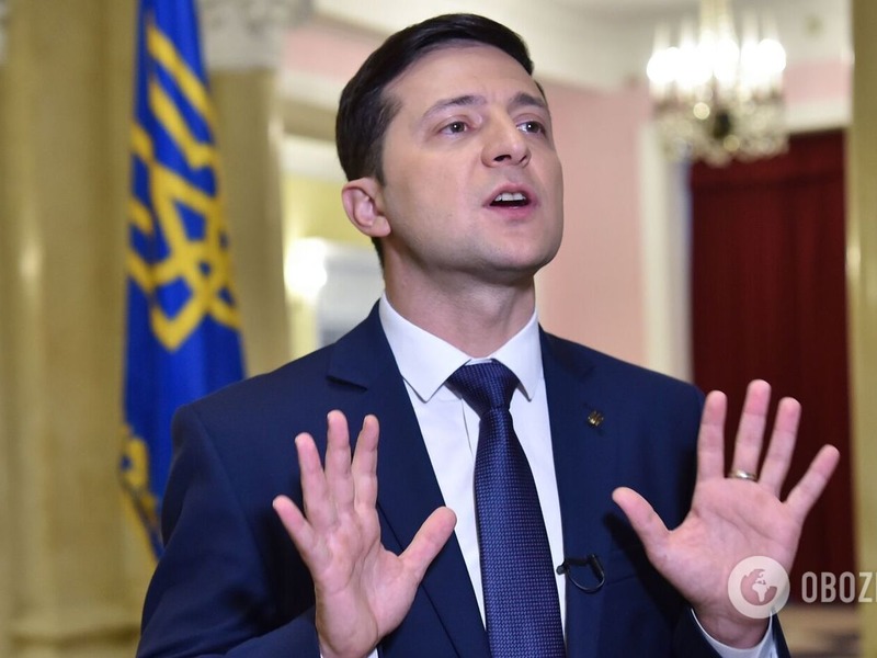 Зеленский на переговорах