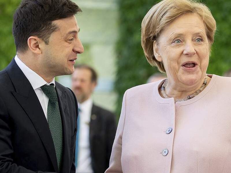 Встреча Меркель и Зеленского