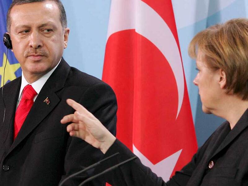 Эрдоган и Меркель