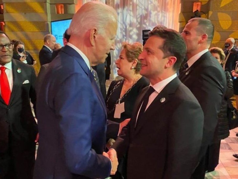 Президенты США и Украины