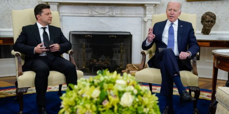 Зеленский и Байден