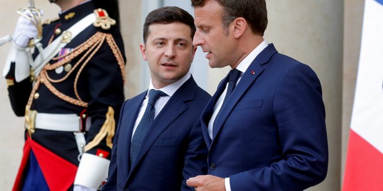 Зеленский и Макрон