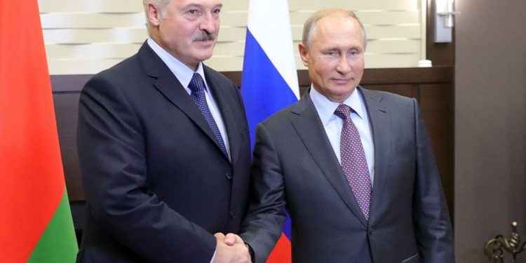 Лукашенко и Путин