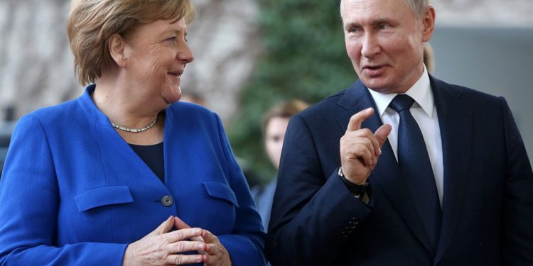 Меркель и Путин