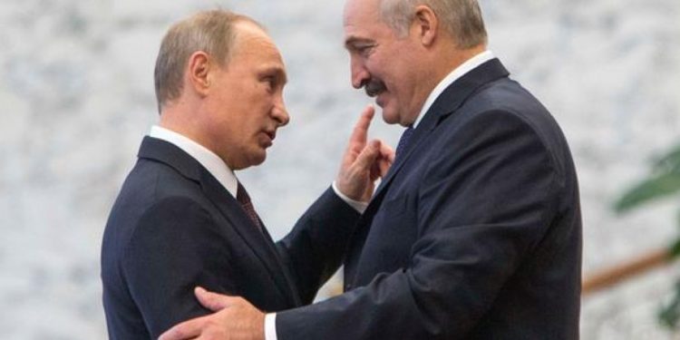 Путин и Лукашенко