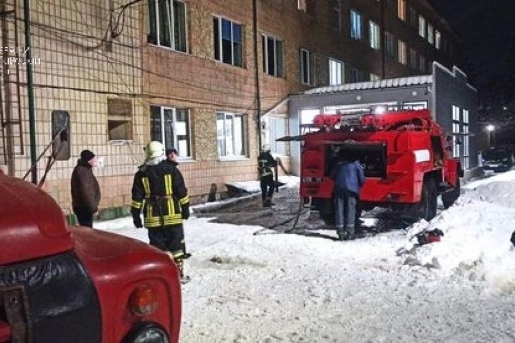 Взрыв в больнице на Прикарпатье